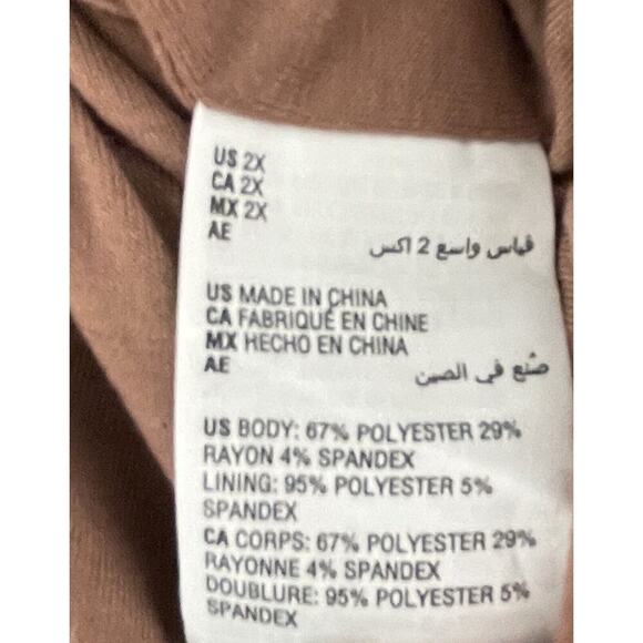 And Now‎ This Baltic Amber Ribbed Maxi Dress Plus Size 2X NWT - Picture 6 of 7